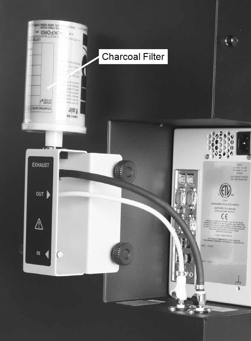 Pearl Trilogy rotameter with charcoal filter