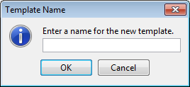 Image Studio 5.0 save template name dialog