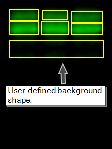 Image Studio user defined background for uniform image